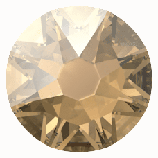 144pcs #001GSHA - Swarovski Flatback Crystal No Hotfix - Crystal Golden Shadow