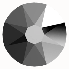 Clr#001LTCH - Swarovski Flatback Crystal No Hotfix - Crystal Light Chrome