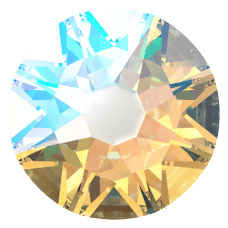 Clr#001SIM - Swarovski Flatback Crystal No Hotfix - Crystal Shimmer