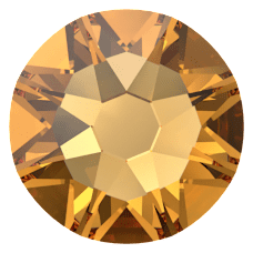 Clr#203 - Swarovski Flatback Crystal No Hotfix - Topaz