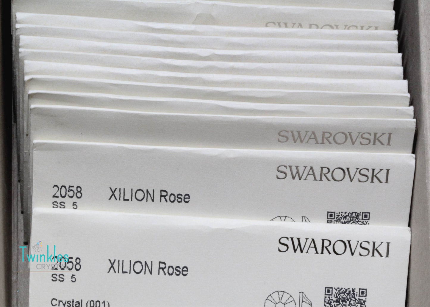 #2058-001 Swarovski Flatback Crystal No Hotfix - Crystal Clear