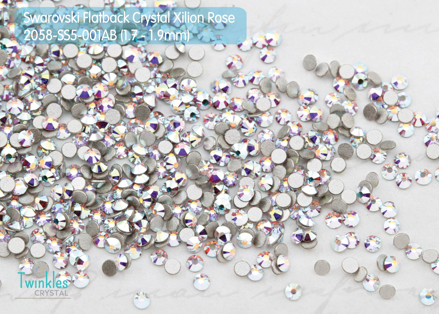 #2058-SS5 (1.7 - 1.9mm) - Swarovski Flatback no Hotfix Crystal - 144pcs