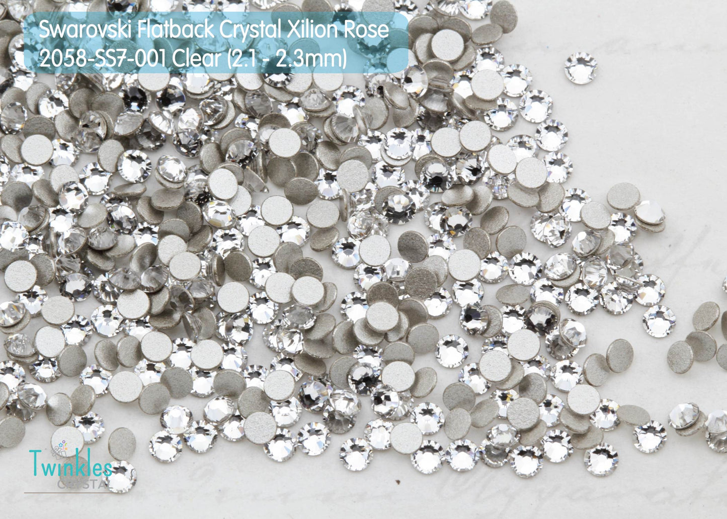 #2058-SS7 (2.1 - 2.3mm) Swarovski Flatback no Hotfix Crystal - 144pcs