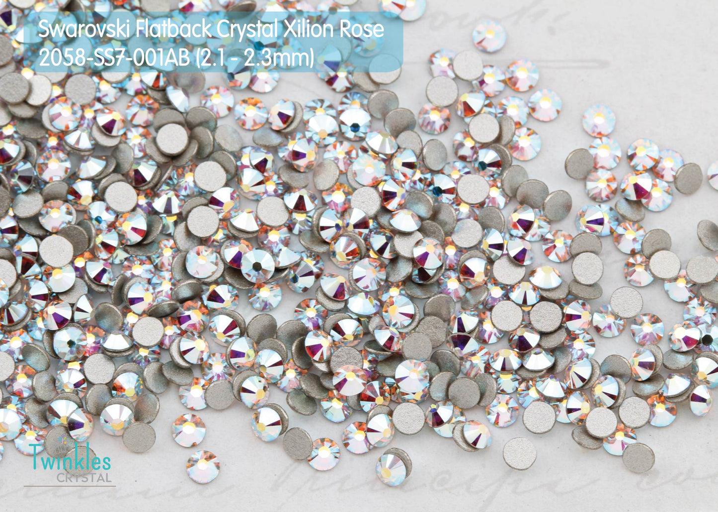 #2058-SS7 (2.1 - 2.3mm) Swarovski Flatback no Hotfix Crystal - 144pcs