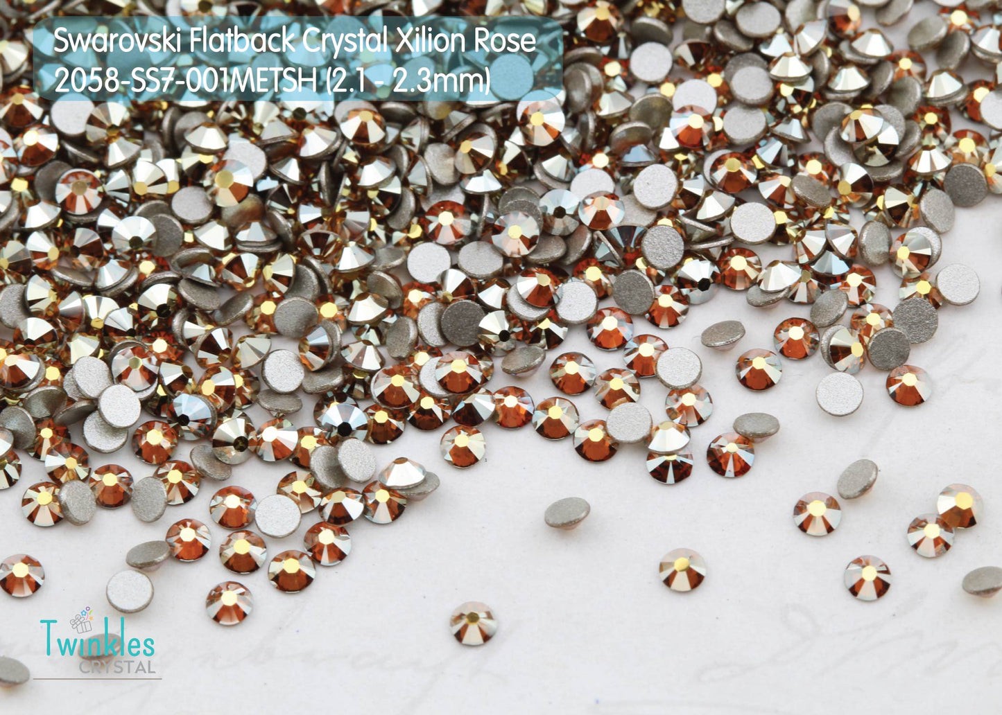 #2058-SS7 (2.1 - 2.3mm) Swarovski Flatback no Hotfix Crystal - 144pcs