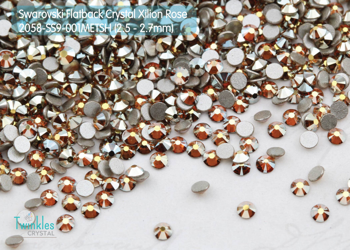 #2058-SS9 (2.5 - 2.7mm) - Swarovski Flatback no Hotfix Crystal - 144pcs