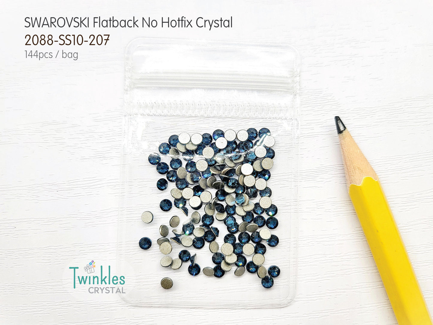 #2058-SS10 - Swarovski Flatback no Hotfix Crystal Picking Color - 144pcs