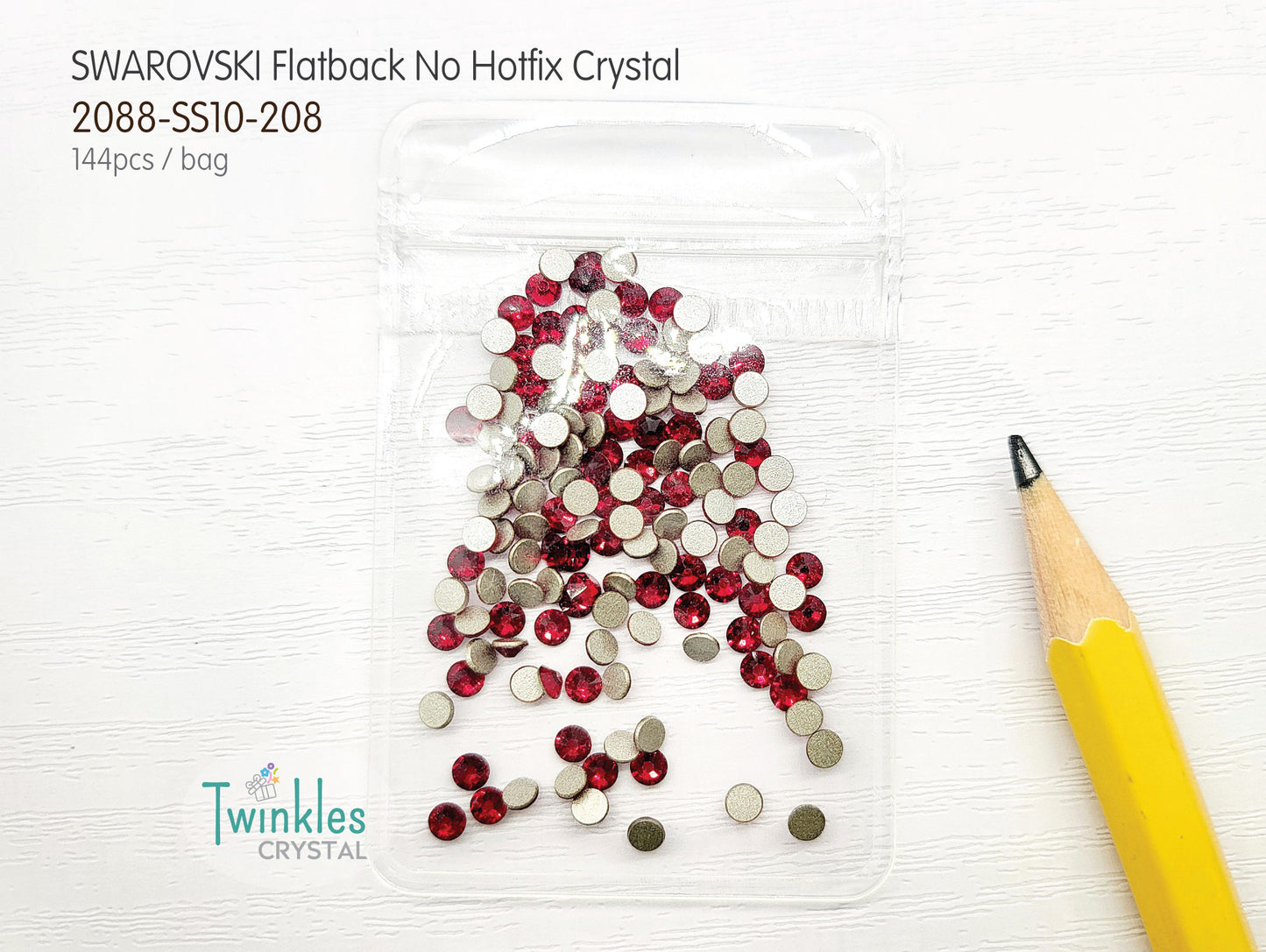#2058-SS10 - Swarovski Flatback no Hotfix Crystal Picking Color - 144pcs