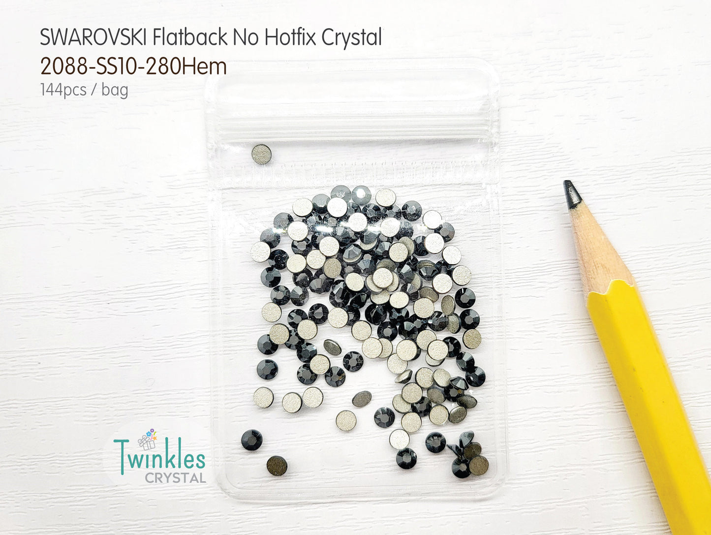 #2058-SS10 - Swarovski Flatback no Hotfix Crystal Picking Color - 144pcs