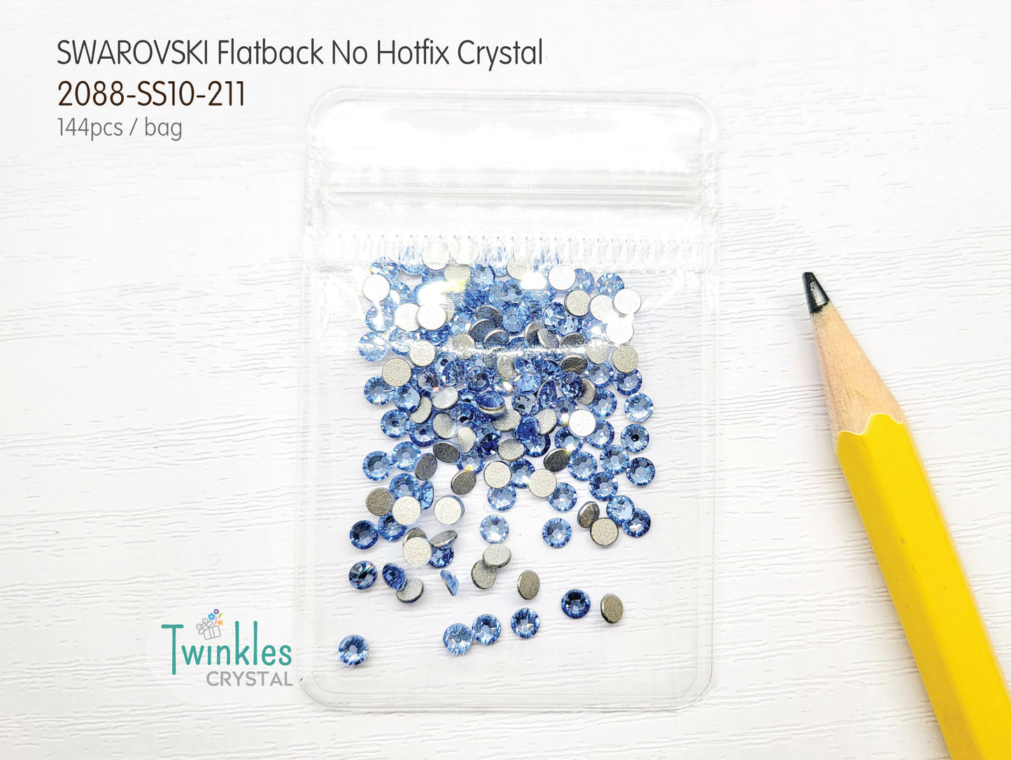 #2058-SS10 - Swarovski Flatback no Hotfix Crystal Picking Color - 144pcs