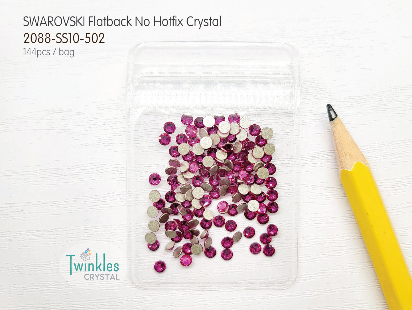#2058-SS10 - Swarovski Flatback no Hotfix Crystal Picking Color - 144pcs