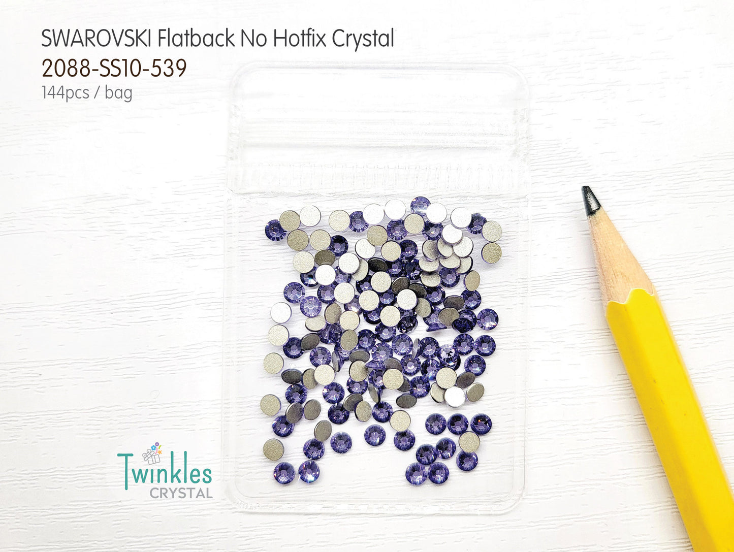 #2058-SS10 - Swarovski Flatback no Hotfix Crystal Picking Color - 144pcs