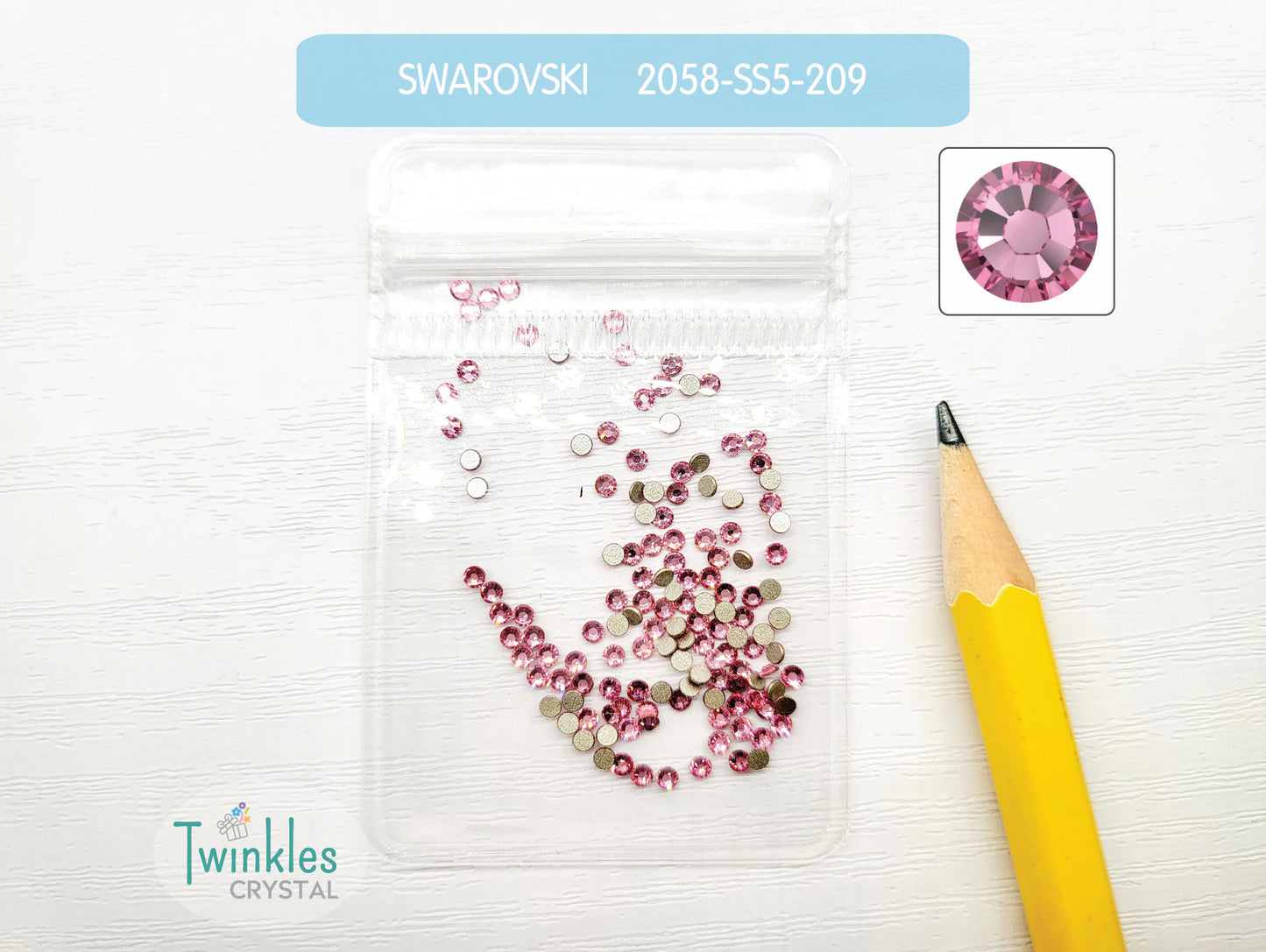 #2058-SS5 - Swarovski Flatback no Hotfix Crystal Picking Color - 144pcs