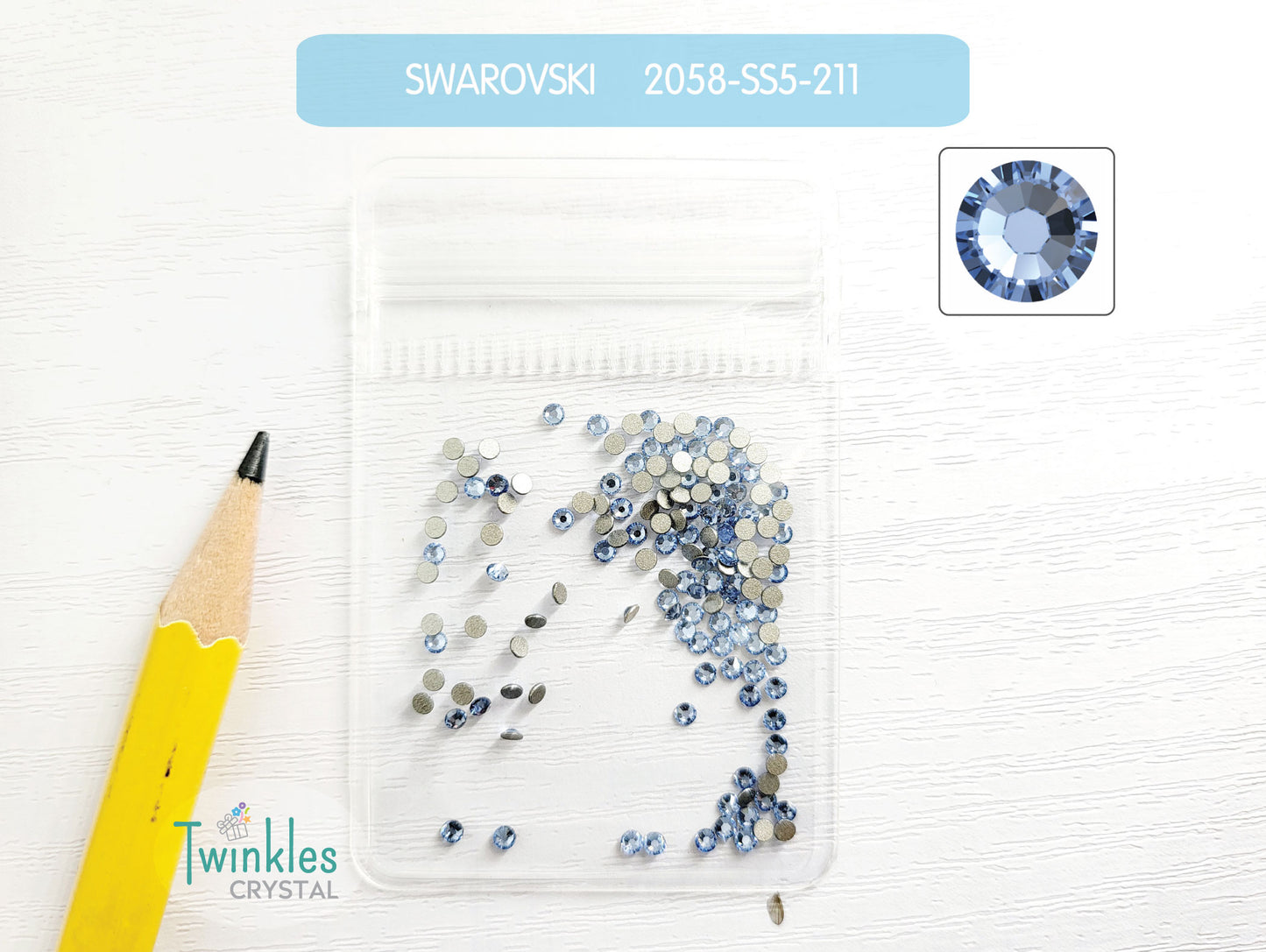 #2058-SS5 - Swarovski Flatback no Hotfix Crystal Picking Color - 144pcs