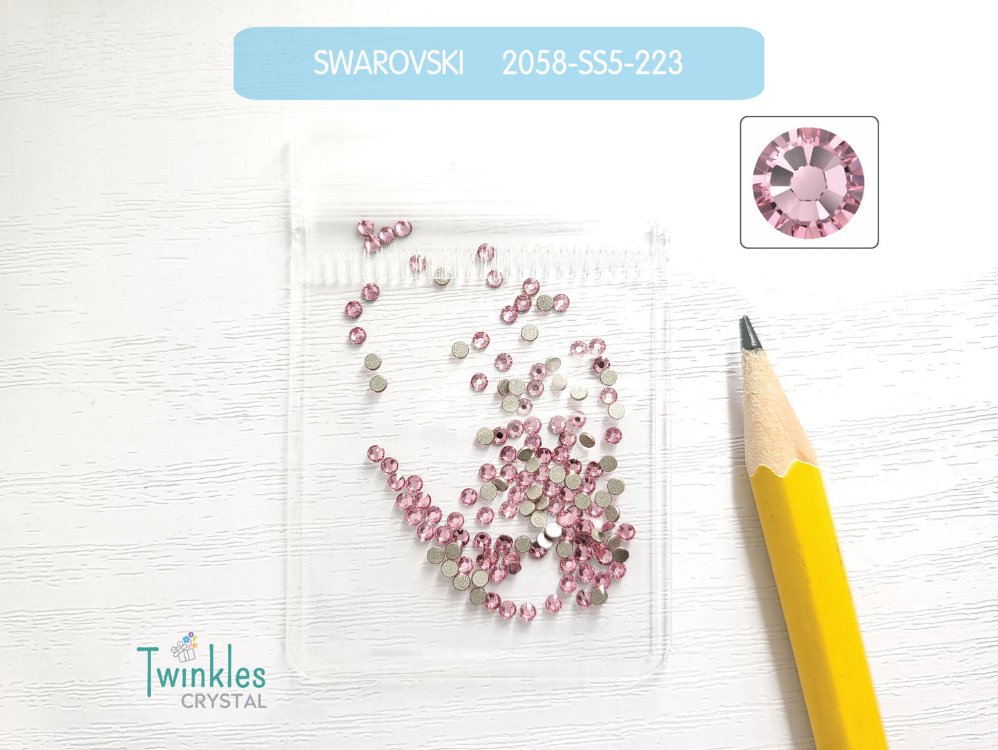 #2058-SS5 - Swarovski Flatback no Hotfix Crystal Picking Color - 144pcs