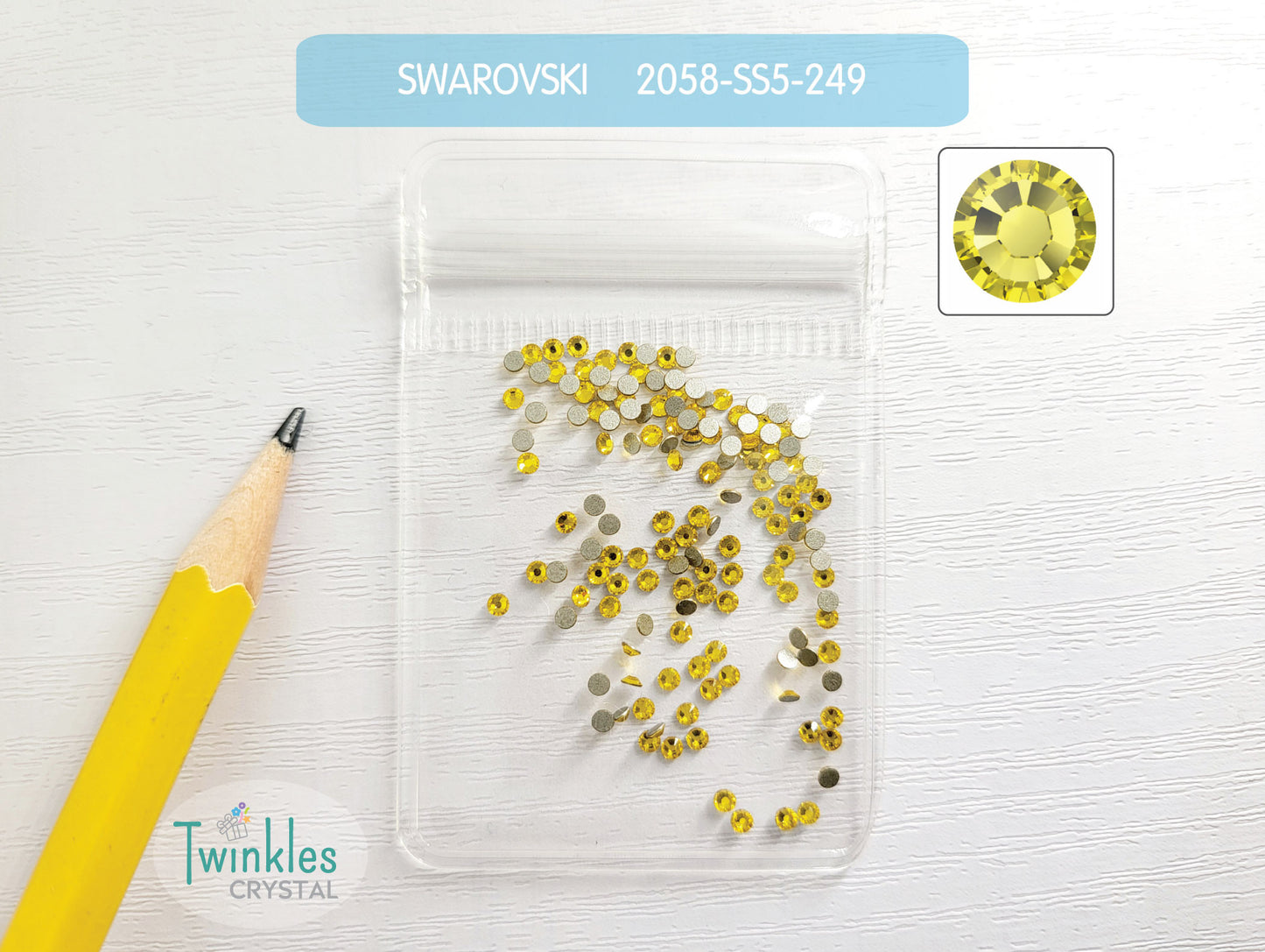 #2058-SS5 - Swarovski Flatback no Hotfix Crystal Picking Color - 144pcs