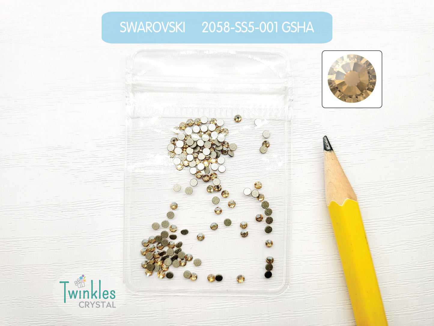 #2058-SS5 - Swarovski Flatback no Hotfix Crystal Picking Color - 144pcs