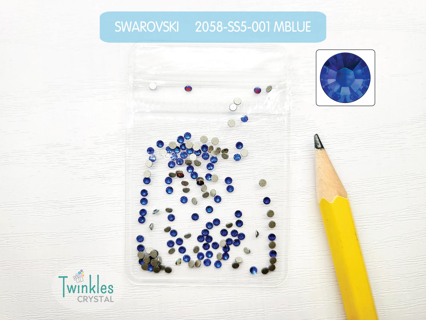 #2058-SS5 - Swarovski Flatback no Hotfix Crystal Picking Color - 144pcs