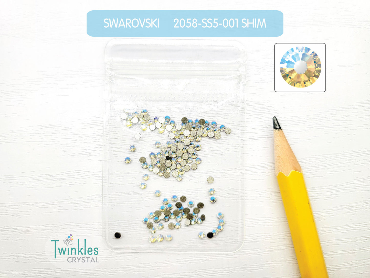 #2058-SS5 - Swarovski Flatback no Hotfix Crystal Picking Color - 144pcs