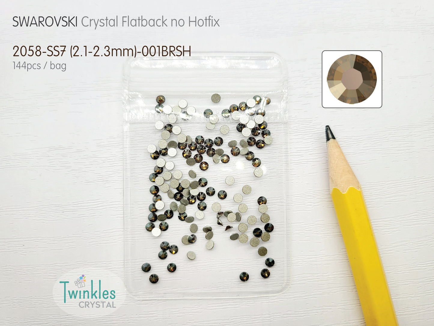 #2058-SS7 - Swarovski Flatback no Hotfix Crystal Picking Color - 144pcs