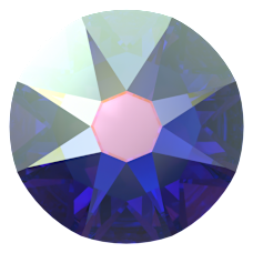 Clr#206AB- Swarovski Flatback Crystal No Hotfix - Sapphire AB