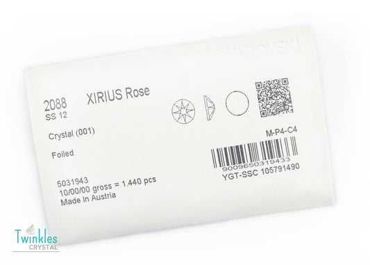 #2088-Crystal Clear - All Large Size (3-11mm) - Swarovski Flatback Crystal No Hotfix