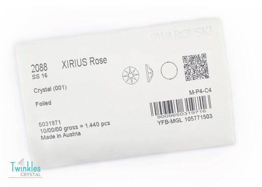 #2088-SS16 (3.8 - 4.0mm) - Swarovski Flatback no Hotfix Crystal - 144pcs