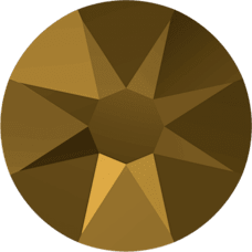 Clr#001DOR - Swarovski Flatback Crystal No Hotfix - Crystal Dorado