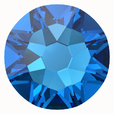 243 - Swarovski Flatback Crystal No Hotfix - Capri Blue