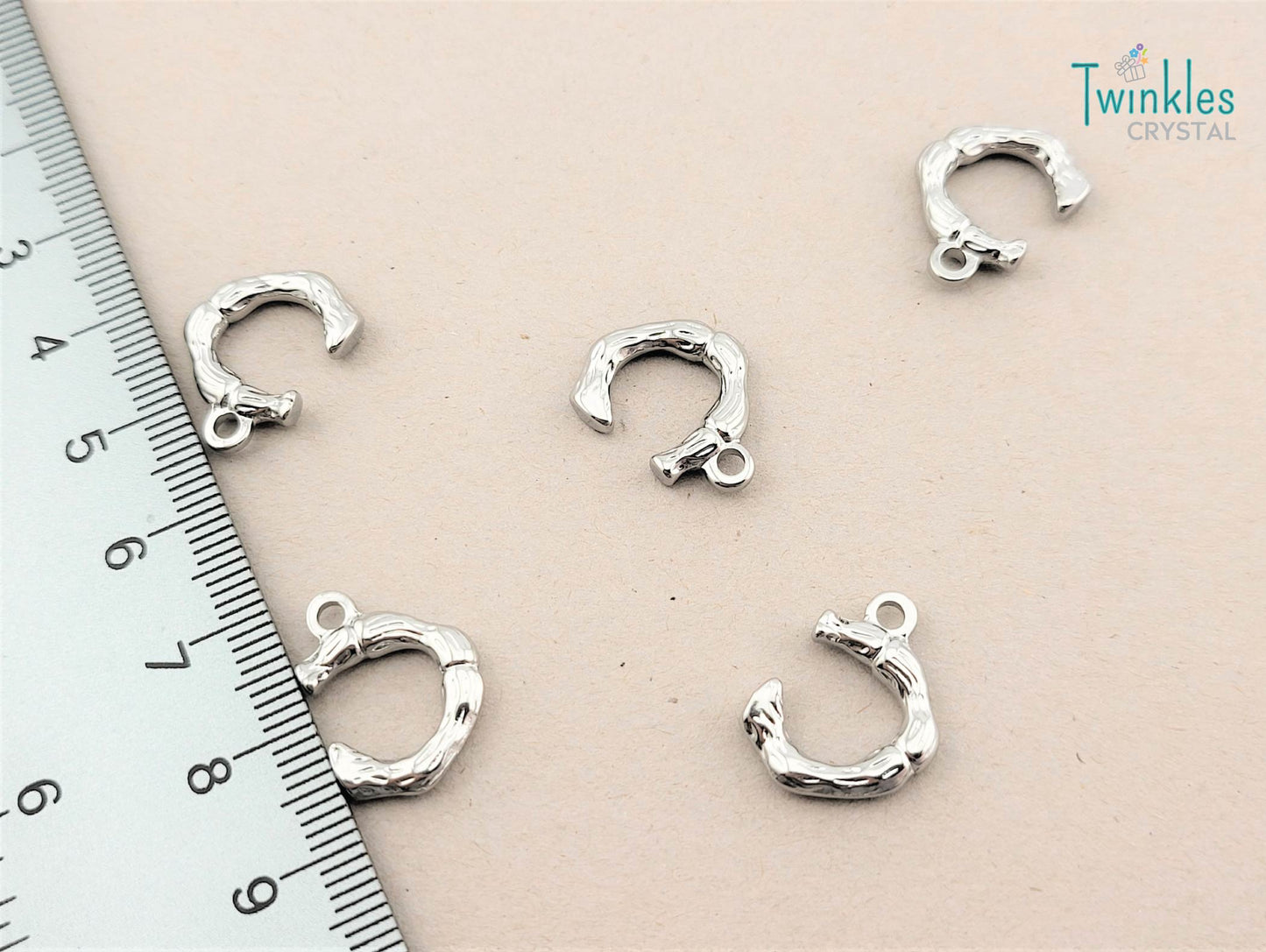 20mm Letter Polished Stainless Steel Pendant Initial Pendant