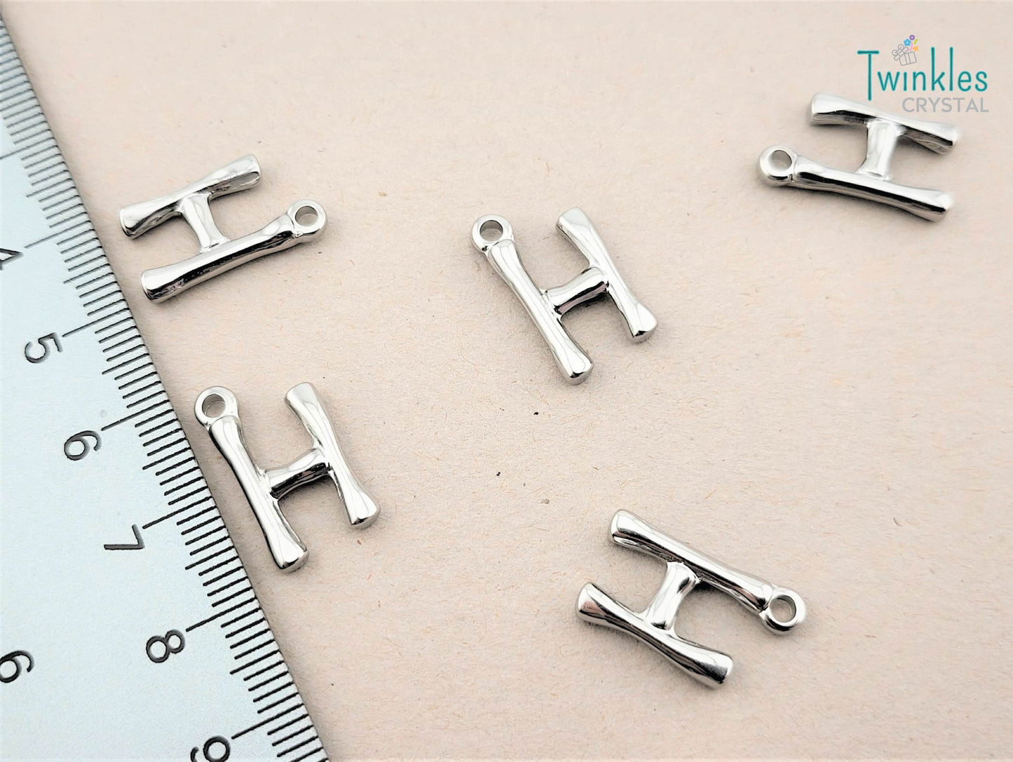 20mm Letter Polished Stainless Steel Pendant Initial Pendant