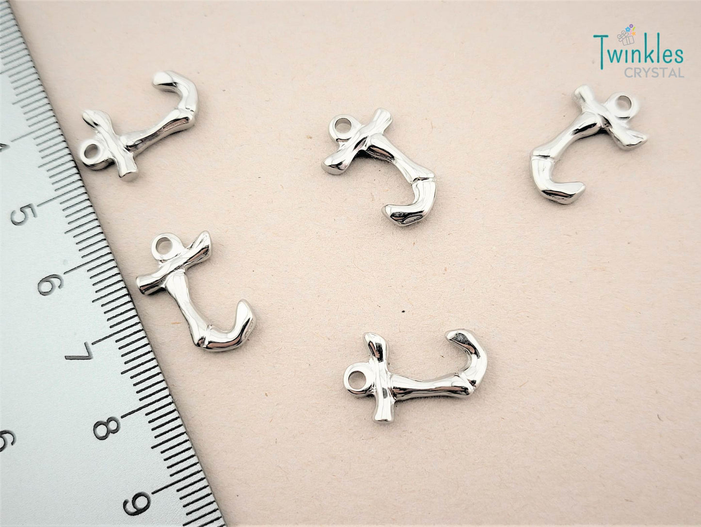 20mm Letter Polished Stainless Steel Pendant Initial Pendant