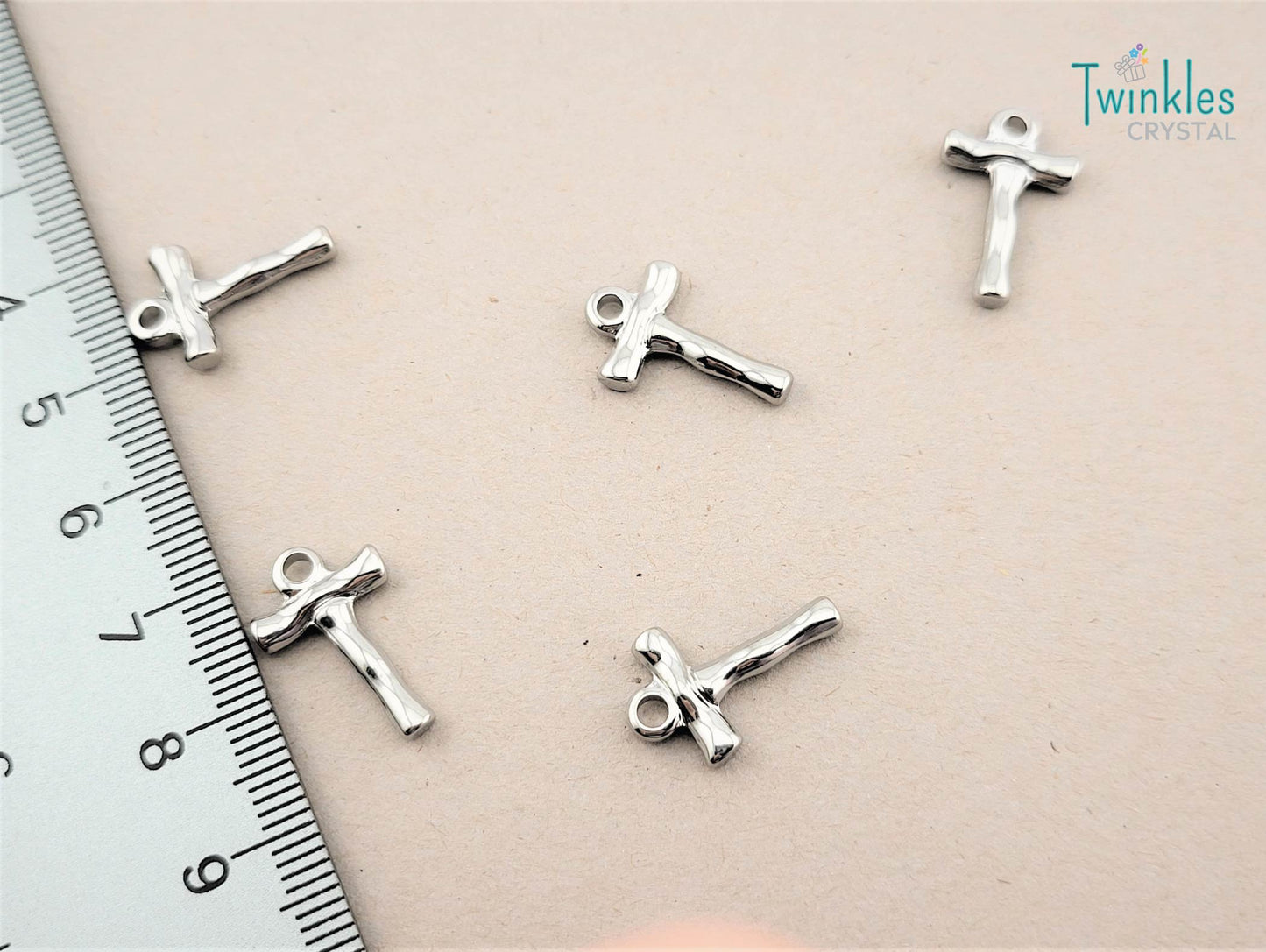 20mm Letter Polished Stainless Steel Pendant Initial Pendant