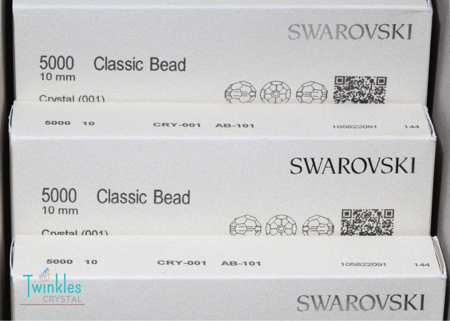 #5000-Crystal AB Swarovski Crystal Round Bead All Sizes