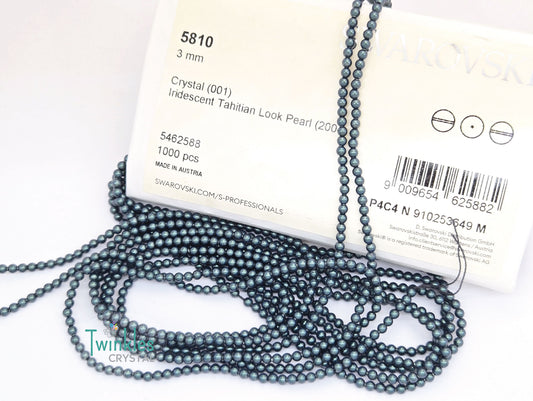 3mm Swarovski Crystal Pearl Imitation Pearl