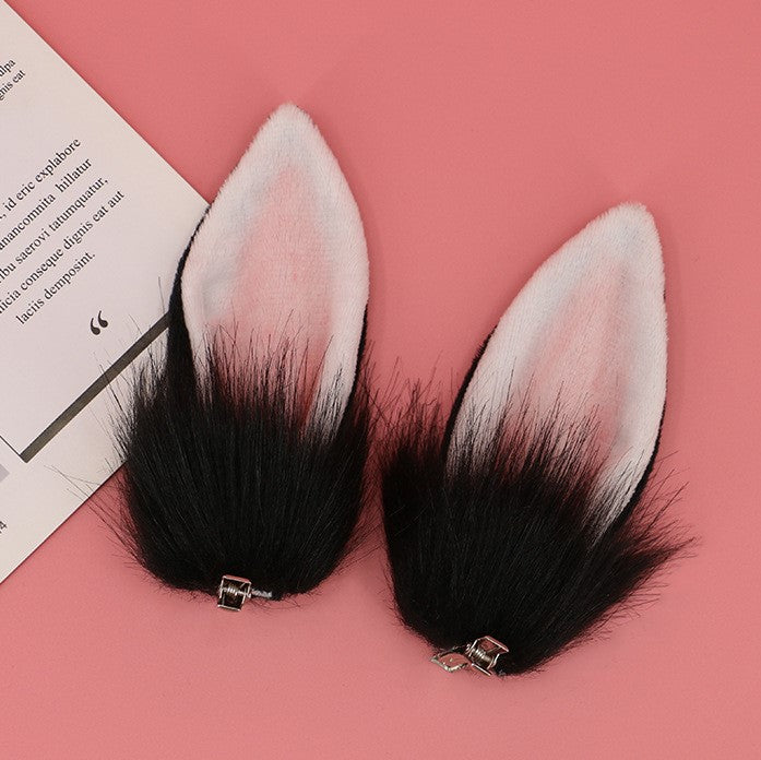 Woolen Rabbit Ears Hair Clip - Animal Hair Clip