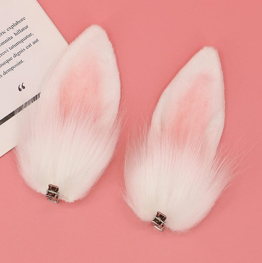 Woolen Rabbit Ears Hair Clip - Animal Hair Clip