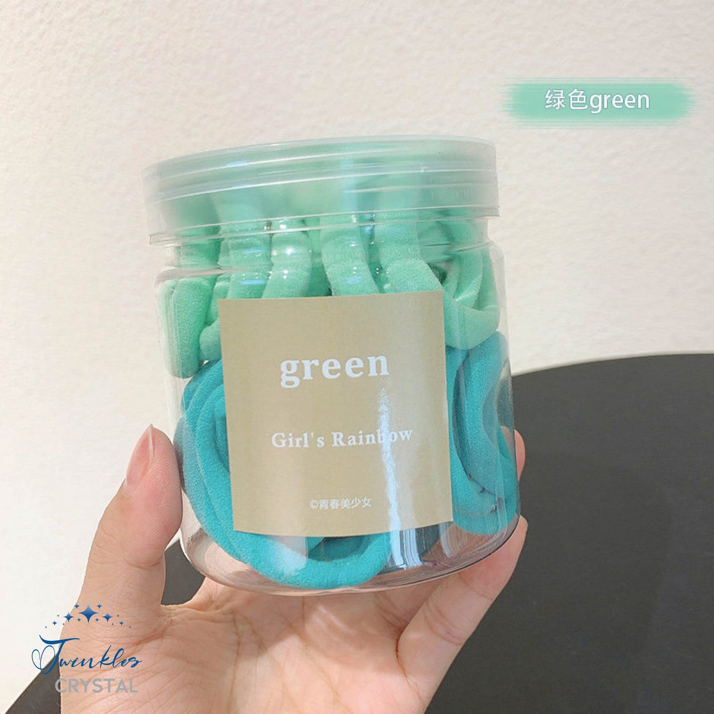Gift Box Hair Tie High Elastic and Durable Reusable Rubber