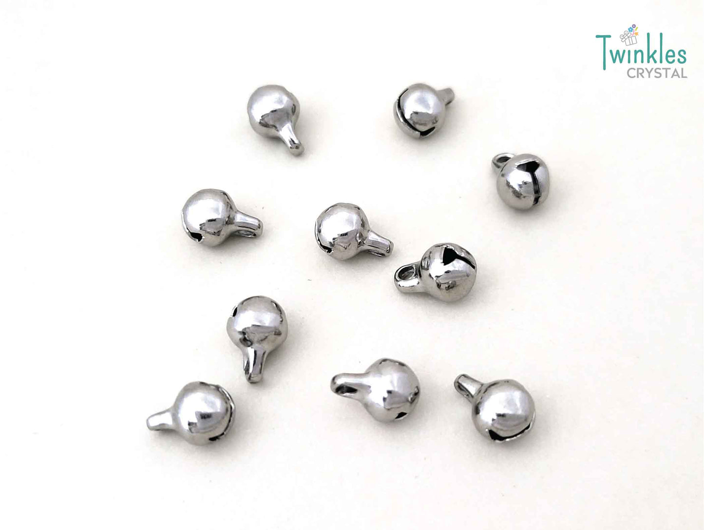 15pcs - 3D Stainless Steel Pendant Heart Starfish Bell Dolphin Apple Charm