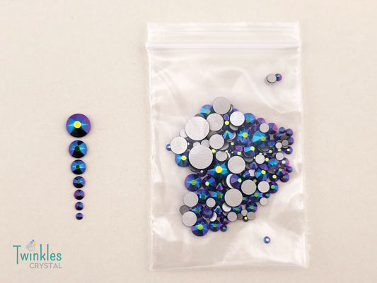 Mix Size 144pcs - Swarovski Flatback no Hotfix Crystal Picking Color