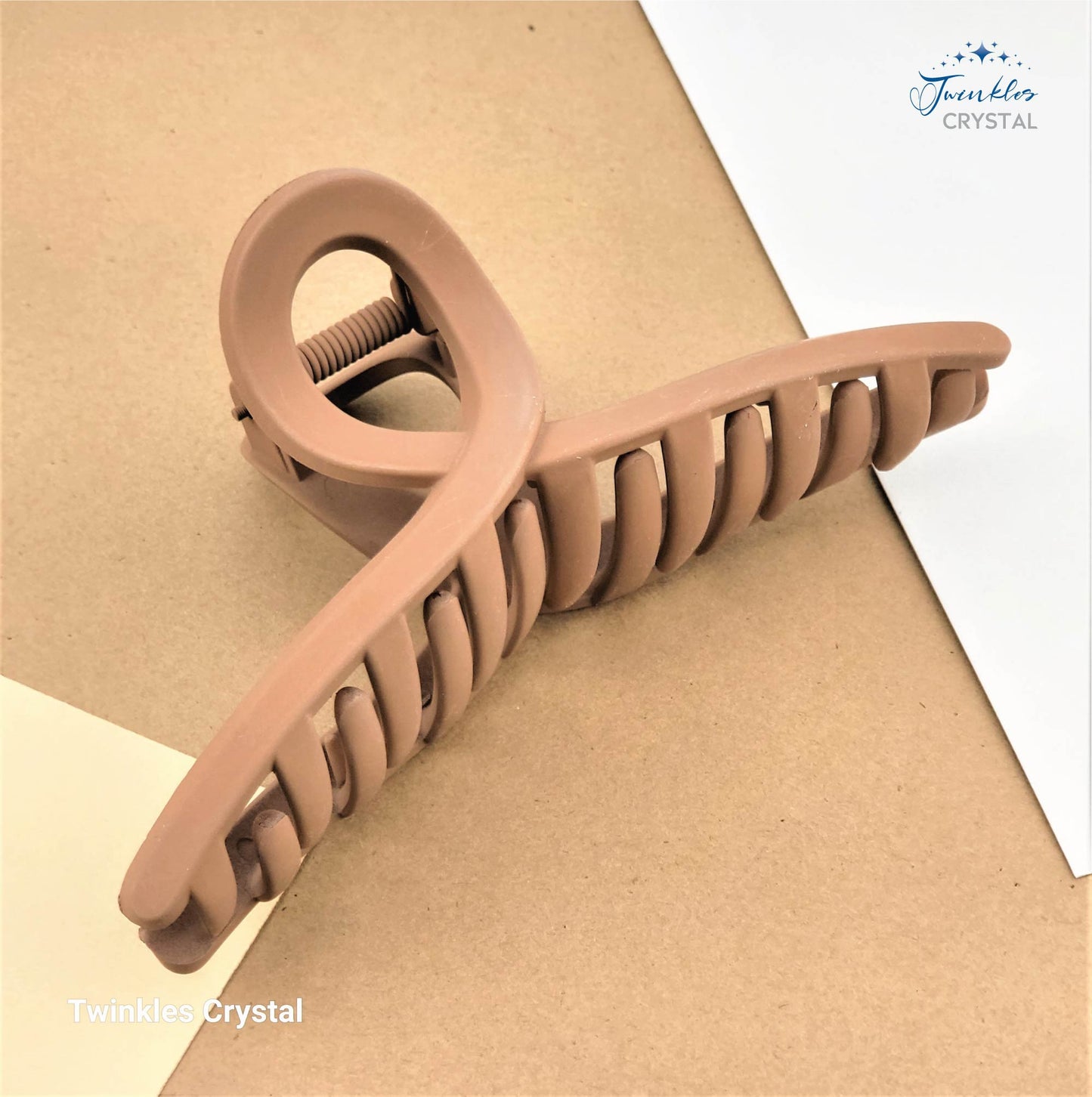 Popular 11.5cm Plastic Hair Claw Clip Matte Color