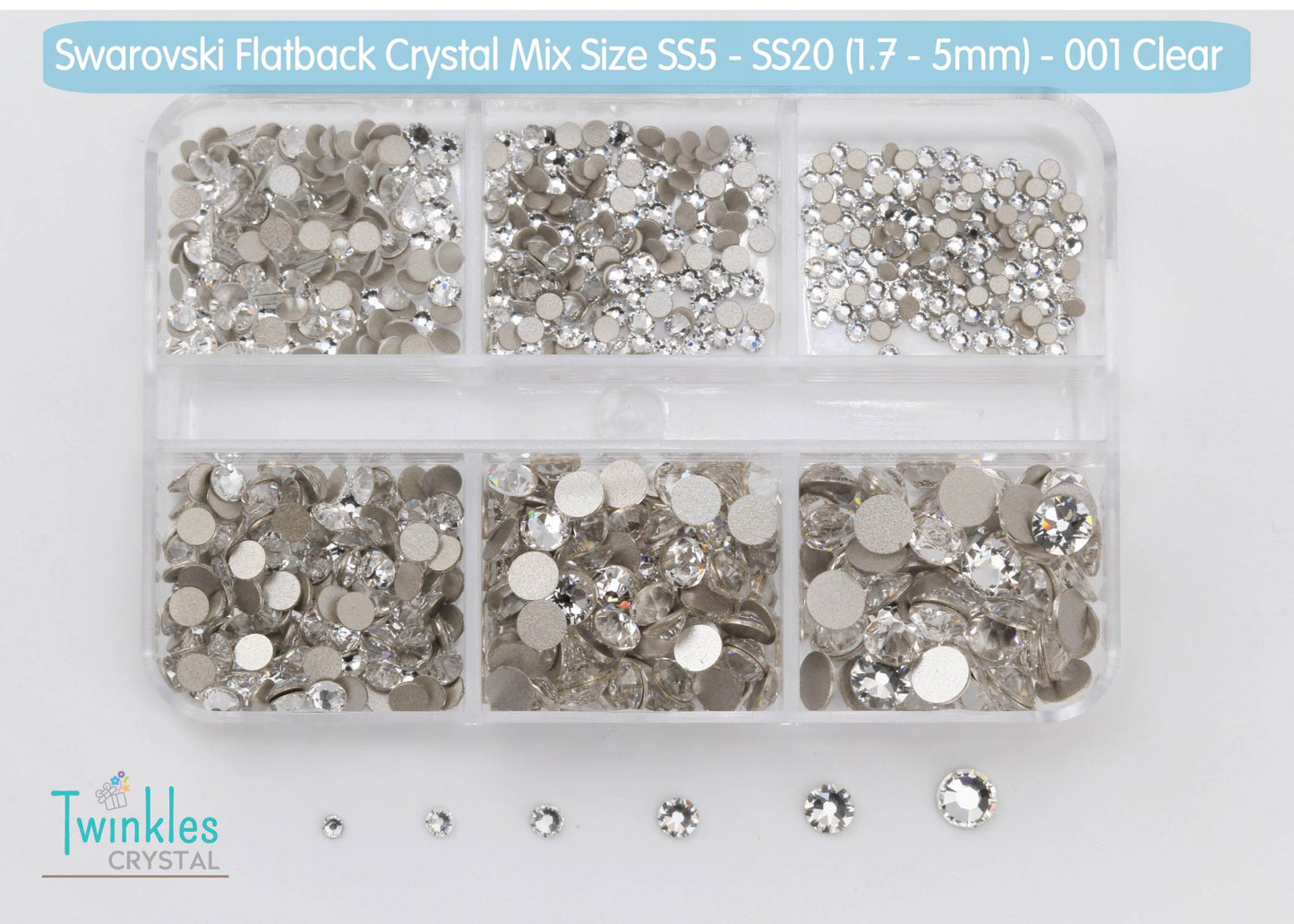 Mix Size Swarovski Crystals Rhinestone Swarovski Flatback Crystal Foil