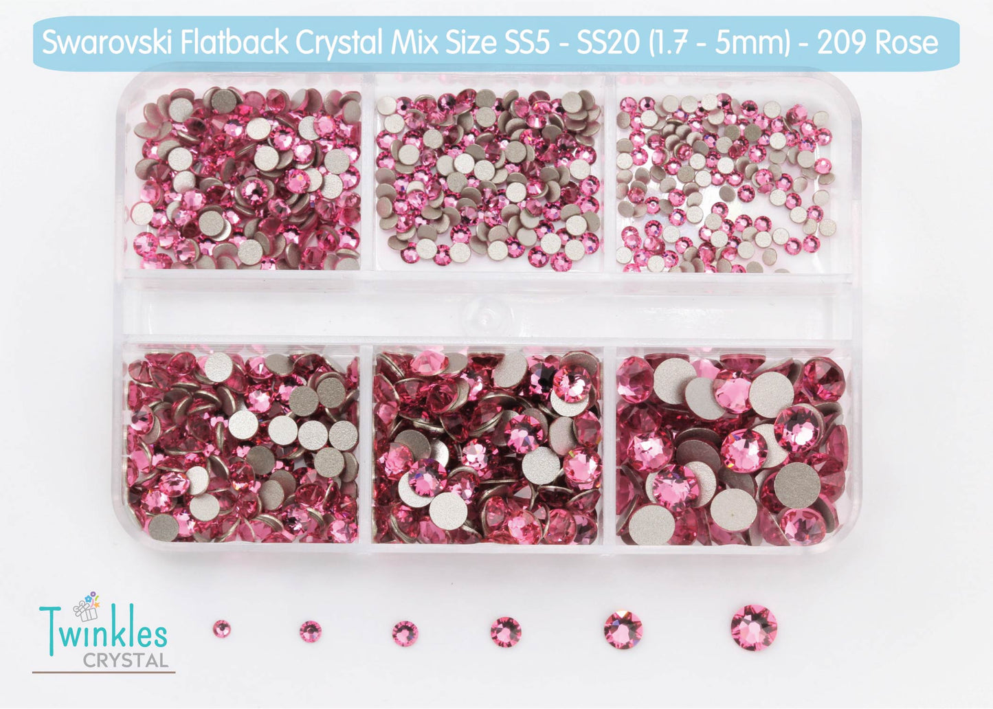 Mix Size Swarovski Crystals Rhinestone Swarovski Flatback Crystal Foil