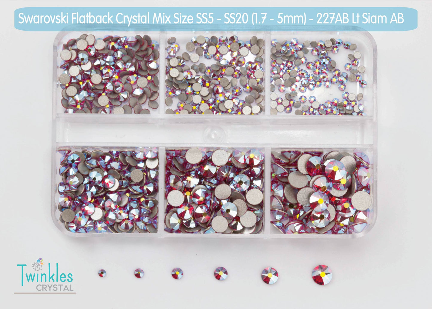 Mix Size Swarovski Crystals Rhinestone Swarovski Flatback Crystal Foil