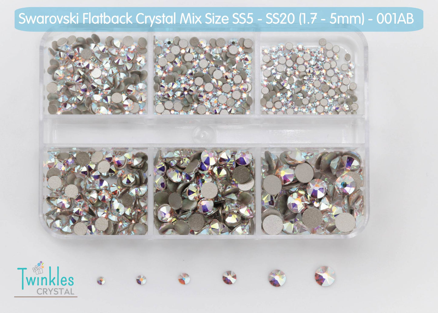 Mix Size Swarovski Crystals Rhinestone Swarovski Flatback Crystal Foil