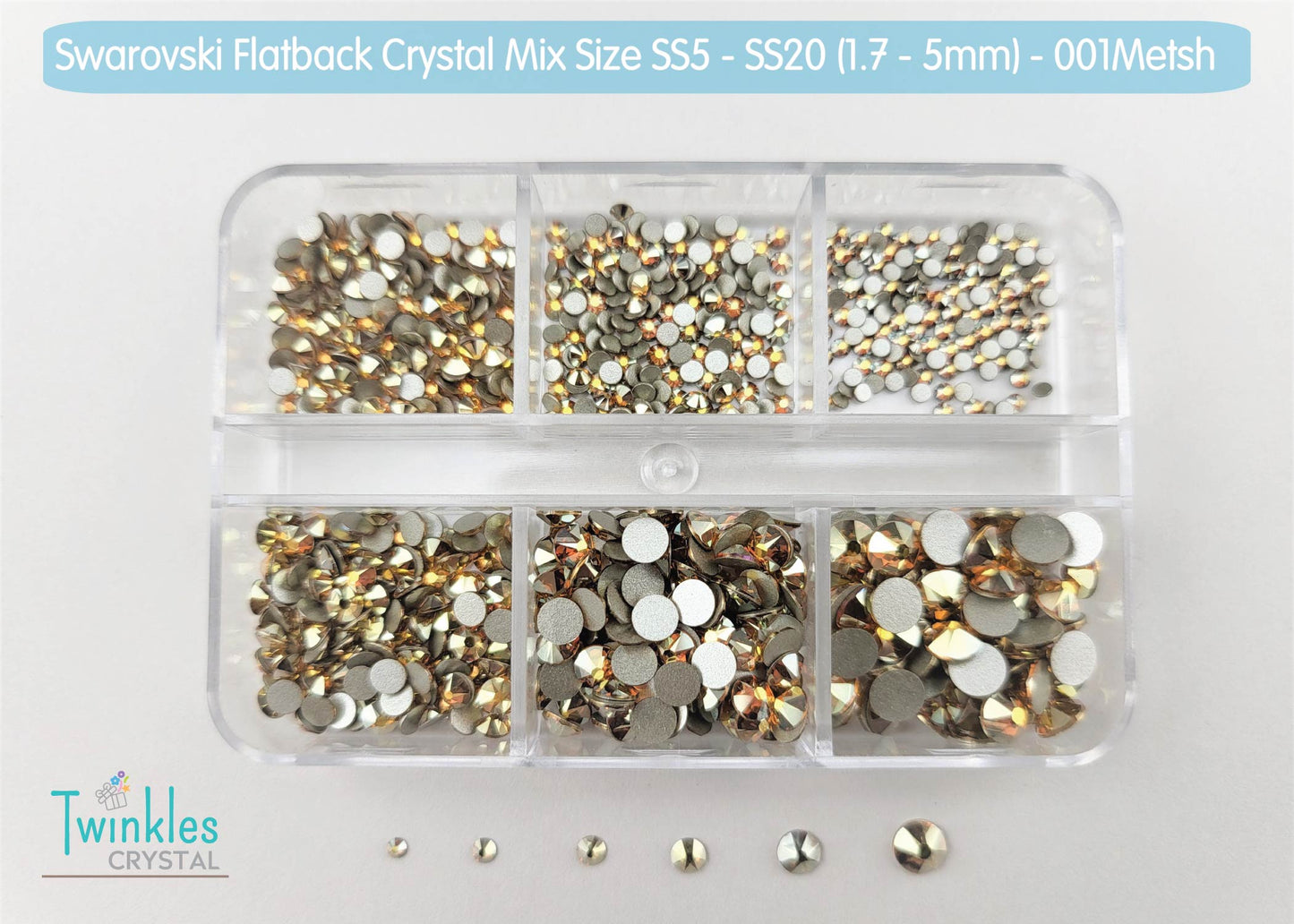 Mix Size Swarovski Crystals Rhinestone Swarovski Flatback Crystal Foil
