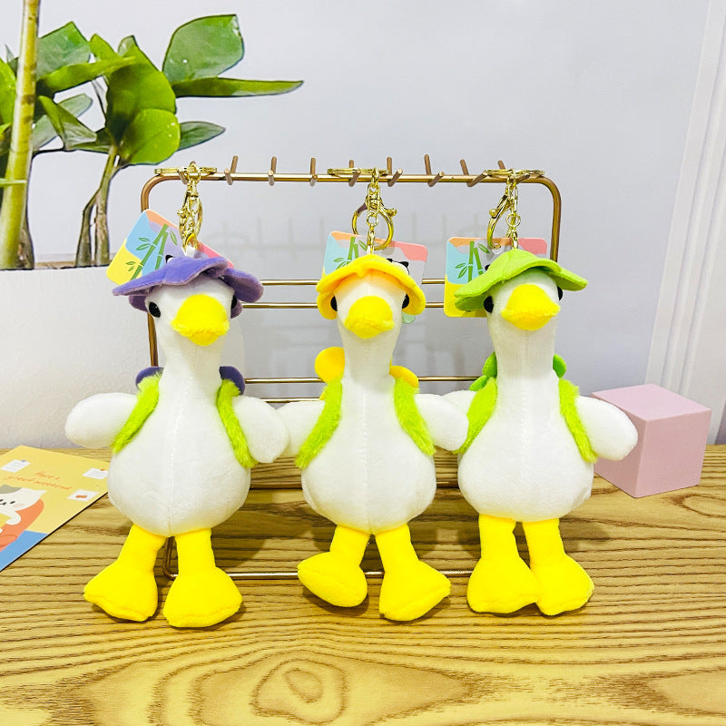 Duck Plush Keychain – Adorable Stuffed Animal Bag Charm Backpack Pendant