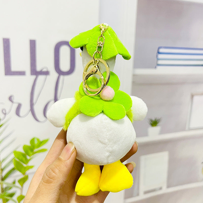 Duck Plush Keychain – Adorable Stuffed Animal Bag Charm Backpack Pendant