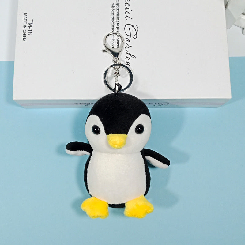 Penguin Plush Keychain – Cute Mini Stuffed Toy Bag Charm