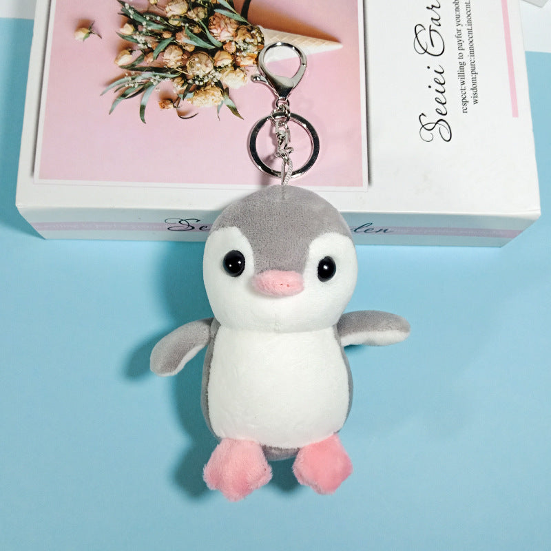 Penguin Plush Keychain – Cute Mini Stuffed Toy Bag Charm